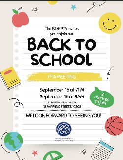 BacktoSchool Night